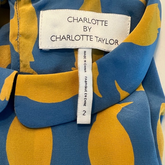 Anthropologie Charlotte.By Charlotte Taylor Penguin Peplum Blouse - Picture 5 of 6